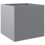 Planters 2 units silver galvanized steel 42x40x39 cm by , Pots and planters - Ref: Foro24-841558, Price: 56,10 €, Discount: %