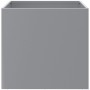 Planters 2 units silver galvanized steel 42x40x39 cm by , Pots and planters - Ref: Foro24-841558, Price: 56,10 €, Discount: %