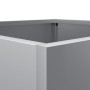 Planters 2 units silver galvanized steel 42x40x39 cm by , Pots and planters - Ref: Foro24-841558, Price: 56,10 €, Discount: %