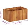 Arriate de madera maciza de acacia 50x30x25 cm de vidaXL, Maceteros y jardineras - Ref: Foro24-45917, Precio: 42,94 €, Descue...