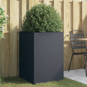 Anthracite cold rolled steel planter 52x48x75 cm by , Pots and planters - Ref: Foro24-841585, Price: 87,81 €, Discount: %