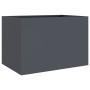 Anthracite cold rolled steel planter 62x47x46 cm by , Pots and planters - Ref: Foro24-841603, Price: 83,78 €, Discount: %