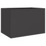 Black cold rolled steel planter 62x47x46 cm by , Pots and planters - Ref: Foro24-841601, Price: 78,35 €, Discount: %