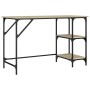 Sonoma engineered wood and metal desk 120x50x75 cm by , Desks - Ref: Foro24-845322, Price: 69,30 €, Discount: %