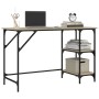 Sonoma engineered wood and metal desk 120x50x75 cm by , Desks - Ref: Foro24-845322, Price: 69,30 €, Discount: %