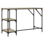 Sonoma engineered wood and metal desk 120x50x75 cm by , Desks - Ref: Foro24-845322, Price: 69,30 €, Discount: %