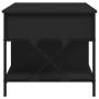 Engineered wood and black metal coffee table 100x55x50 cm by , Coffee table - Ref: Foro24-845336, Price: 103,85 €, Discount: %