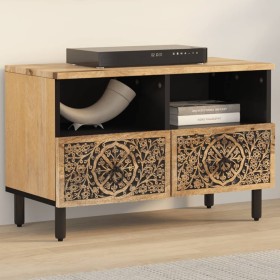 Solid mango wood TV cabinet 70x33x46 cm by , TV Furniture - Ref: Foro24-358213, Price: 103,31 €, Discount: %