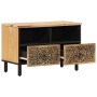 Solid mango wood TV cabinet 70x33x46 cm by , TV Furniture - Ref: Foro24-358213, Price: 103,43 €, Discount: %