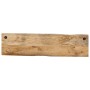 Wall coat rack with 4 hooks solid mango wood by , Hat and coat racks - Ref: Foro24-358957, Price: 42,94 €, Discount: %