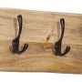 Wall coat rack with 4 hooks solid mango wood by , Hat and coat racks - Ref: Foro24-358957, Price: 42,94 €, Discount: %