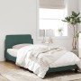 Estructura cama con cabecero terciopelo verde oscuro 80x200 cm de , Camas y somieres - Ref: Foro24-373075, Precio: 126,98 €, ...