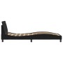 Estructura de cama con cabecero de terciopelo negro 90x190 cm de , Camas y somieres - Ref: Foro24-373094, Precio: 106,06 €, D...