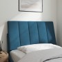 Blue velvet padded headboard 90 cm by , Headboards and footboards - Ref: Foro24-374653, Price: 37,53 €, Discount: %