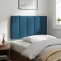 Blue velvet padded headboard 90 cm by , Headboards and footboards - Ref: Foro24-374653, Price: 37,53 €, Discount: %