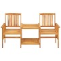 Garden chairs with solid acacia wood table 159x61x92 cm by vidaXL, Garden sets - Ref: Foro24-45933, Price: 111,84 €, Discount: %