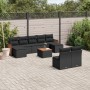 Garden sofa set 10 pieces with black synthetic rattan cushions by , Garden sets - Ref: Foro24-3260459, Price: 601,33 €, Disco...