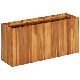 Blumenbeet aus massivem Akazienholz, 100 x 30 x 50 cm von vidaXL, Töpfe und Pflanzgefäße - Ref: Foro24-45924, Preis: 139,99 €...