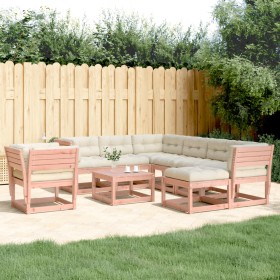 8-piece garden furniture set with Douglas fir wood cushions by , Garden sets - Ref: Foro24-3216948, Price: 843,21 €, Discount: %