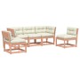 Douglas 5-piece garden sofa set with solid wood cushions by , Garden sets - Ref: Foro24-3216983, Price: 494,84 €, Discount: %