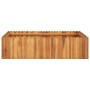 Arriate de madera maciza de acacia 100x100x25 cm de vidaXL, Maceteros y jardineras - Ref: Foro24-45922, Precio: 80,99 €, Desc...