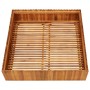 Arriate de madera maciza de acacia 100x100x25 cm de vidaXL, Maceteros y jardineras - Ref: Foro24-45922, Precio: 80,99 €, Desc...