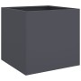 Anthracite cold rolled steel planter 42x40x39 cm by , Pots and planters - Ref: Foro24-841551, Price: 53,02 €, Discount: %