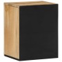 Wandmontierter Badezimmerschrank aus massivem Mangoholz, 38 x 33 x 48 cm von , Badezimmerwaschtische - Ref: Foro24-358232, Pr...