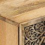 Wandmontierter Badezimmerschrank aus massivem Mangoholz, 38 x 33 x 48 cm von , Badezimmerwaschtische - Ref: Foro24-358232, Pr...