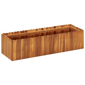 Blumenbeet aus massivem Akazienholz, 100 x 30 x 25 cm von vidaXL, Töpfe und Pflanzgefäße - Ref: Foro24-45918, Preis: 76,07 €,...