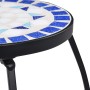 Mesitas de mosaico 3 uds cerámica azul y blanco de , Soportes para macetas - Ref: Foro24-46702, Precio: 92,25 €, Descuento: %