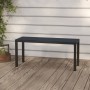 Garden bench steel and black WPC 110 cm by , garden benches - Ref: Foro24-317141, Price: 93,97 €, Discount: %