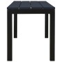 Garden bench steel and black WPC 110 cm by , garden benches - Ref: Foro24-317141, Price: 93,97 €, Discount: %