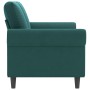 Dunkelgrünes 2-Sitzer-Sofa aus Samt, 140 cm von , Sofas - Ref: Foro24-359531, Preis: 238,99 €, Rabatt: %