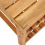 Zapatero de madera maciza de acacia 90x32x46 cm de vidaXL, Zapateros y organizadores de calzado - Ref: Foro24-45931, Precio: ...