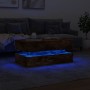 Couchtisch mit LED-Leuchten Räuchereiche 90x50x40 cm von , Couchtisch - Ref: Foro24-839865, Preis: 110,74 €, Rabatt: %