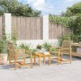 Garden chairs 2 units made of acacia wood and synthetic beige rattan by , Modular outdoor sofas - Ref: Foro24-367597, Price: ...