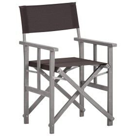 Solid Acacia Wood Director's Chair by vidaXL, Garden chairs - Ref: Foro24-45954, Price: 69,99 €, Discount: %