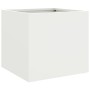 2 units of cold-rolled white steel planters 32x30x29 cm by , Pots and planters - Ref: Foro24-841538, Price: 53,82 €, Discount: %