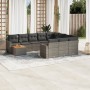 Garden sofa set 11 pieces and gray synthetic rattan cushions by , Modular outdoor sofas - Ref: Foro24-3224310, Price: 687,38 ...