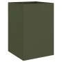Jardinera acero verde oliva 52x48x75 cm by , Pots and planters - Ref: Foro24-841586, Price: 76,51 €, Discount: %