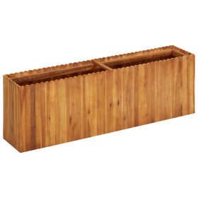 Blumenbeet aus massivem Akazienholz 150x30x50 cm von vidaXL, Töpfe und Pflanzgefäße - Ref: Foro24-45925, Preis: 151,71 €, Rab...