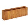 Arriate de madera maciza de acacia 150x30x50 cm de vidaXL, Maceteros y jardineras - Ref: Foro24-45925, Precio: 151,71 €, Desc...