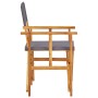 Solid acacia wood director's chair by vidaXL, Garden chairs - Ref: Foro24-45951, Price: 60,96 €, Discount: %