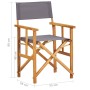 Silla de director madera maciza de acacia de vidaXL, Sillas de jardín - Ref: Foro24-45951, Precio: 61,99 €, Descuento: %