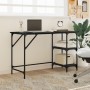 Metal and black engineering wood desk 120x50x75 cm by , Desks - Ref: Foro24-845321, Price: 72,71 €, Discount: %