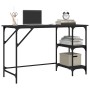 Metal and black engineering wood desk 120x50x75 cm by , Desks - Ref: Foro24-845321, Price: 72,71 €, Discount: %