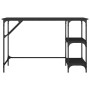 Metal and black engineering wood desk 120x50x75 cm by , Desks - Ref: Foro24-845321, Price: 72,71 €, Discount: %