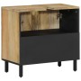 Badezimmer-Waschbeckenschrank aus massivem Akazienholz, 62 x 33 x 58 cm von , Badezimmerwaschtische - Ref: Foro24-358231, Pre...