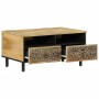 Solid mango wood coffee table 80x54x40 cm by , Coffee table - Ref: Foro24-358225, Price: 154,99 €, Discount: %